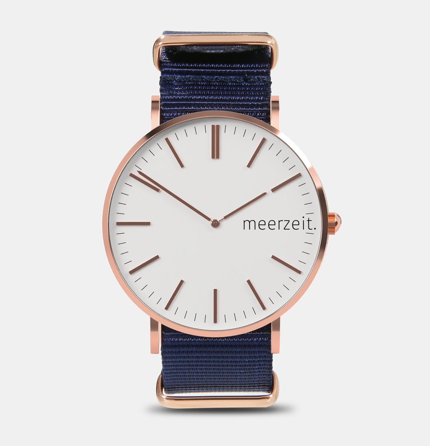 heimathafen - leysand. - nylon blau - meer.zeit Uhr, meerzeitStore, meerzeit. GmbH