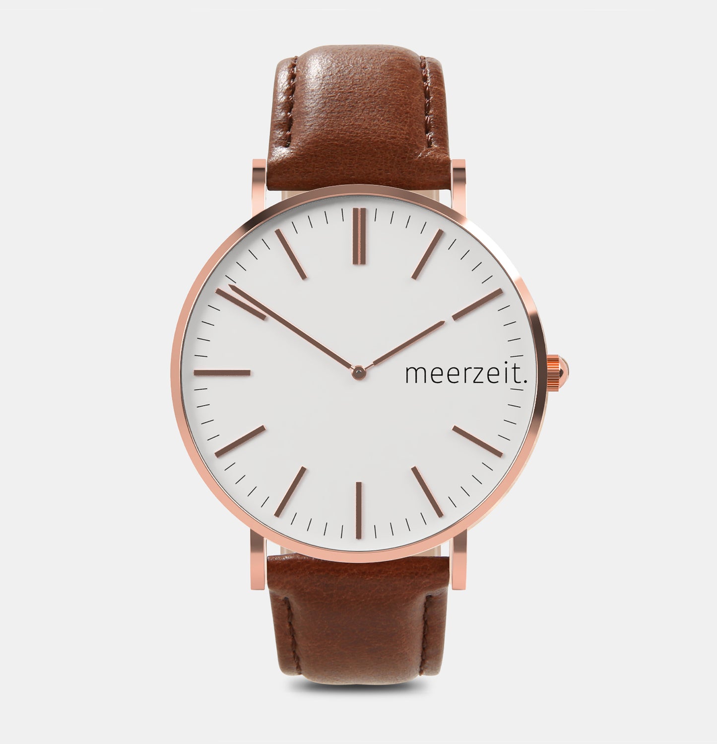 heimathafen - leysand. - leder braun - meer.zeit Uhr, meerzeitStore, meerzeit. GmbH