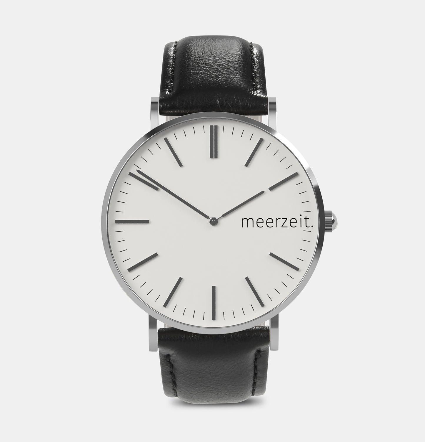 heimathafen - eversand. - leder schwarz - meer.zeit Uhr, meerzeitStore, meerzeit. GmbH
