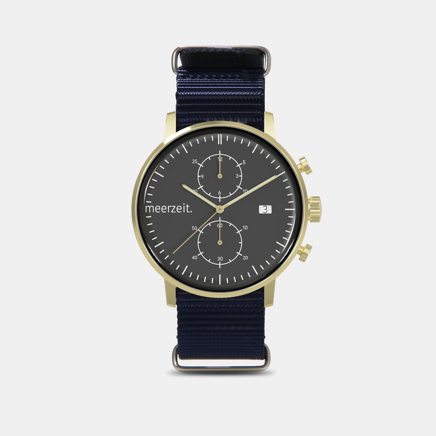 kompass - ONO° - nylon blau - meer.zeit Uhr, meerzeitStore, meerzeit. GmbH