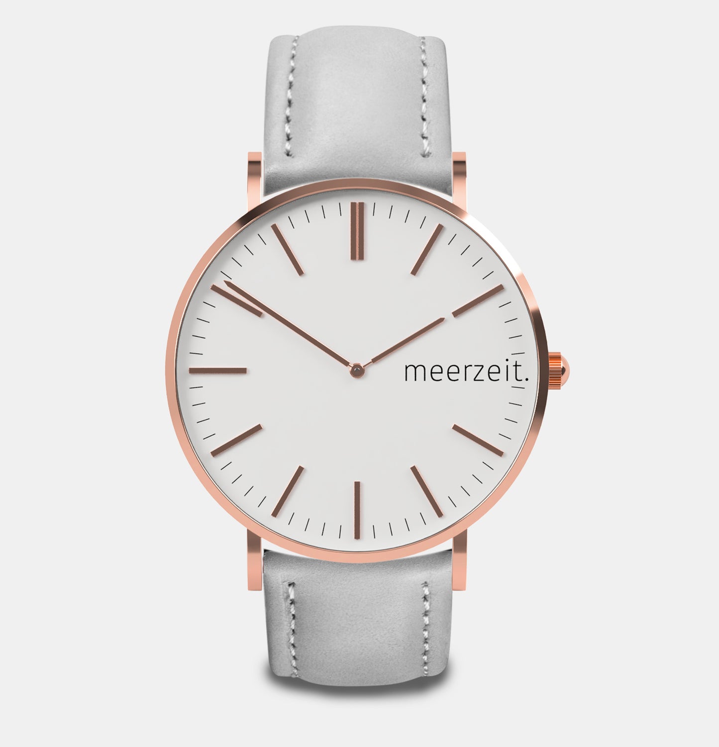 heimathafen - leysand. - leder grau - meer.zeit Uhr, meerzeitStore, meerzeit. GmbH
