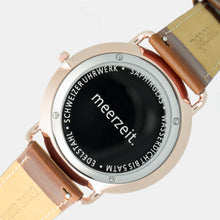 Lade ein Bild in den Galerie-Viewer, gezeiten - hoogesand. - wildleder grau - meer.zeit  Uhr, meerzeitStore, meerzeit. GmbH