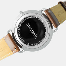Lade ein Bild in den Galerie-Viewer, gezeiten - lechtsand. - nylon blau-rot - meer.zeit  Uhr, meerzeitStore, meerzeit. GmbH
