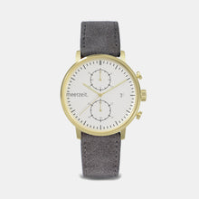 Lade ein Bild in den Galerie-Viewer, kompass - O° - wildleder grau - meer.zeit  Uhr, meerzeitStore, meerzeit. GmbH