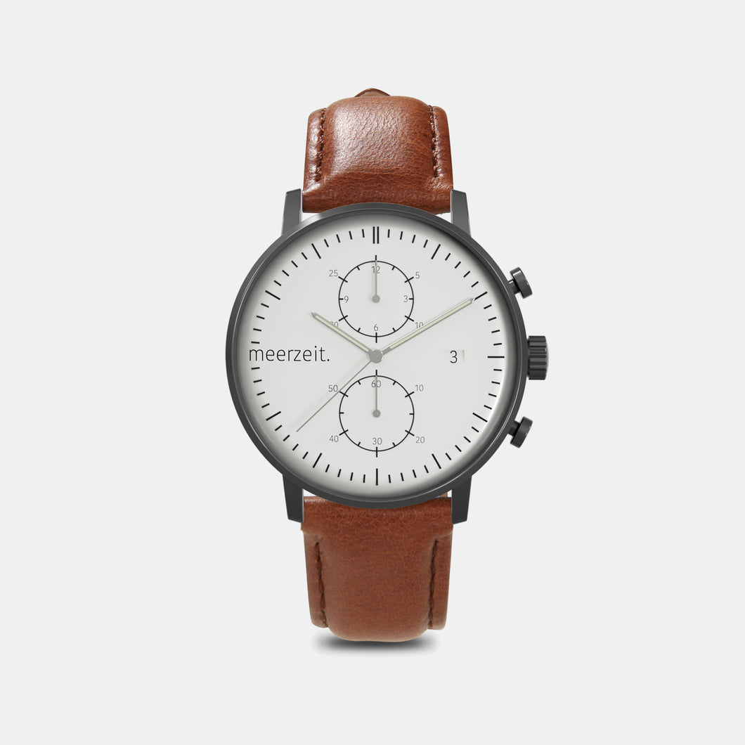 kompass - S° - leder braun - meer.zeit  Uhr, meerzeitStore, meerzeit. GmbH