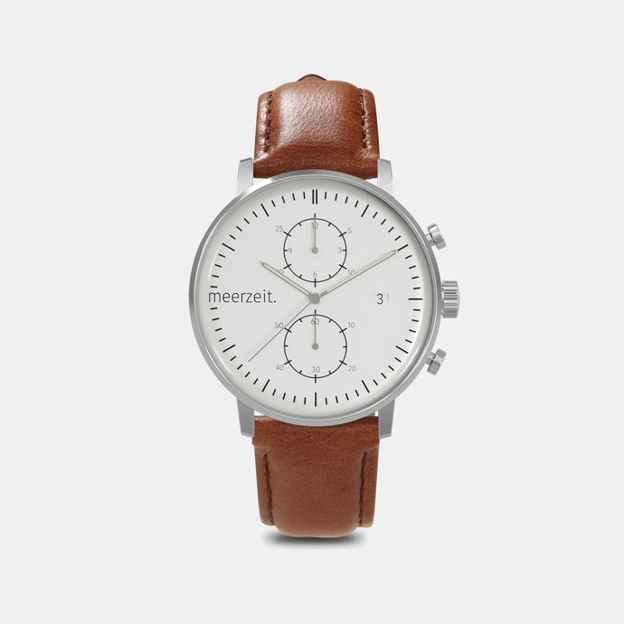 kompass - N° - leder braun - meer.zeit  Uhr, meerzeitStore, meerzeit. GmbH
