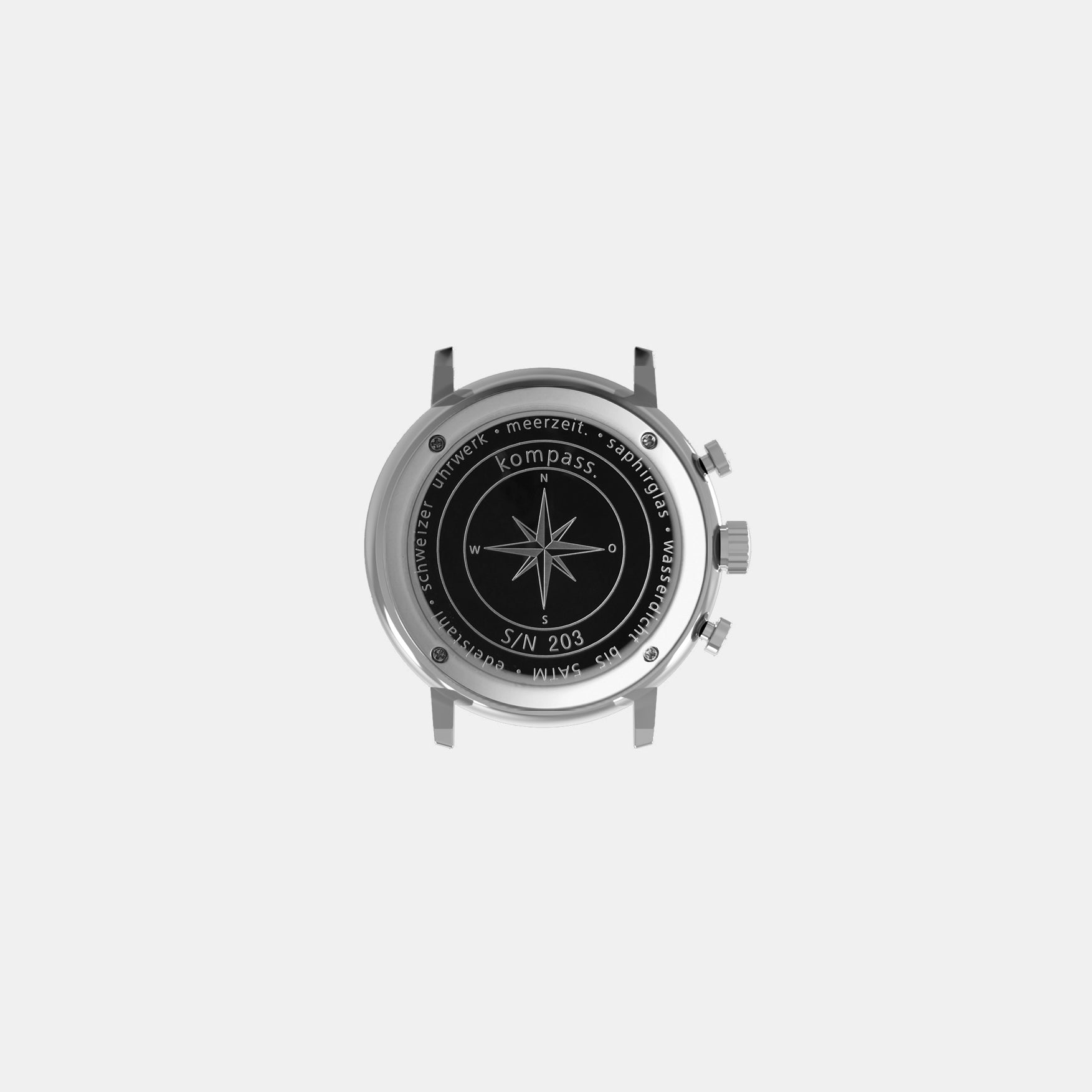 kompass - N° - wildleder grau - meer.zeit  Uhr, meerzeitStore, meerzeit. GmbH